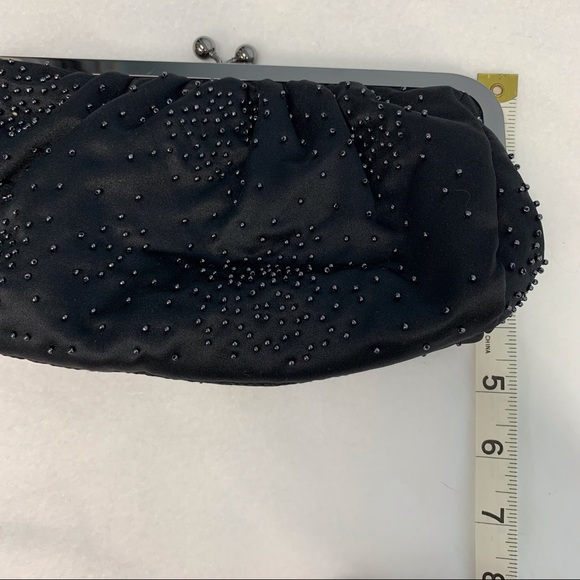 Express black beaded clutch in EUC - Picture 7 of 7